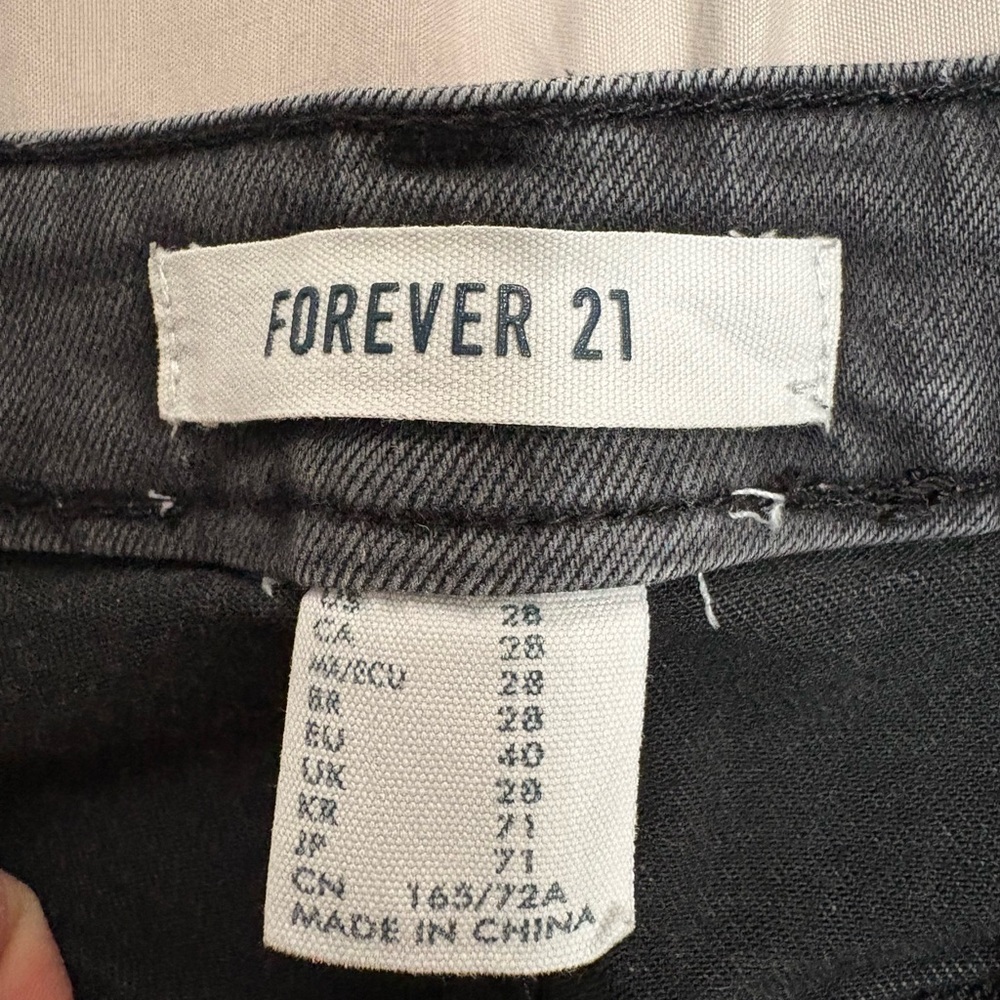 Forever 21 Gray/black Jeans
